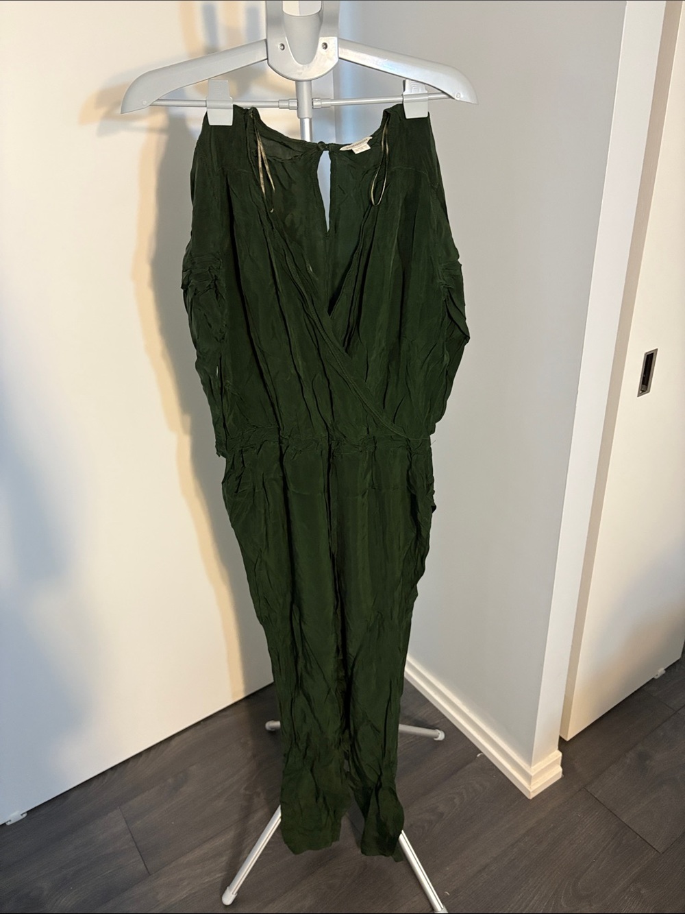 Monsoon Dark Green Wrap Jumpsuit
